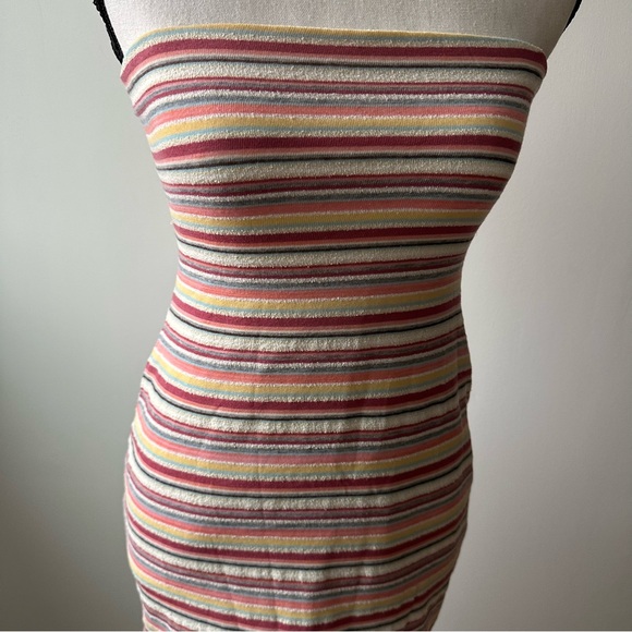New with Tags! Lovers + Friends Lorraine Mini Dress Multi Striped Size Small - Picture 6 of 13
